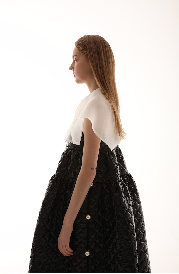 Silk big & wide collar