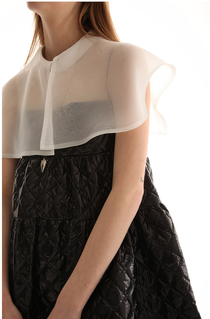 Silk big & wide collar