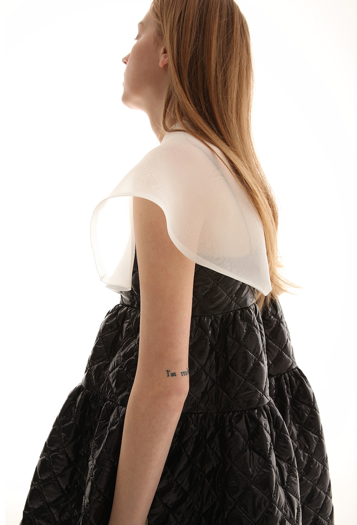 Silk big & wide collar