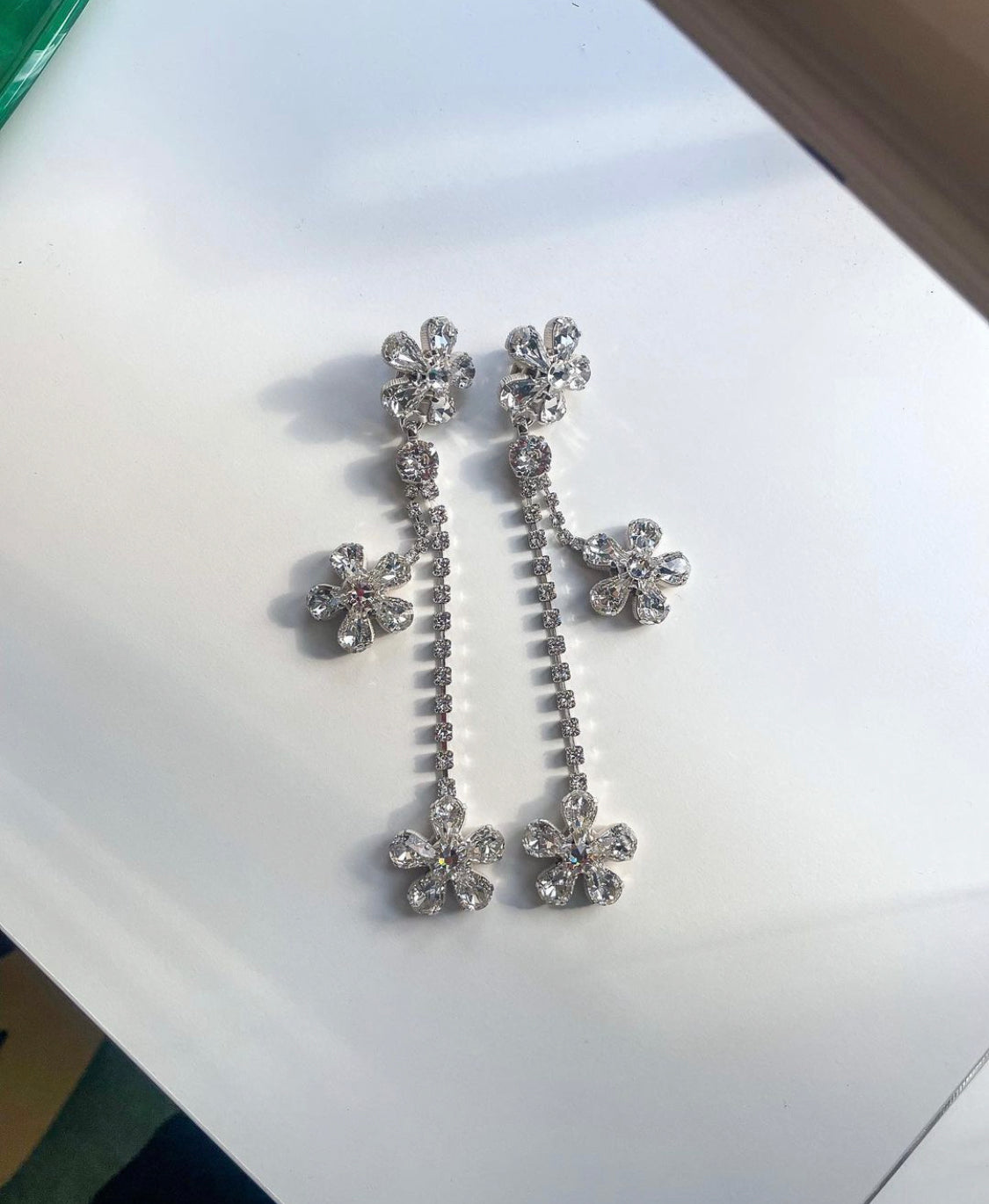 Swarovski Flower Earring