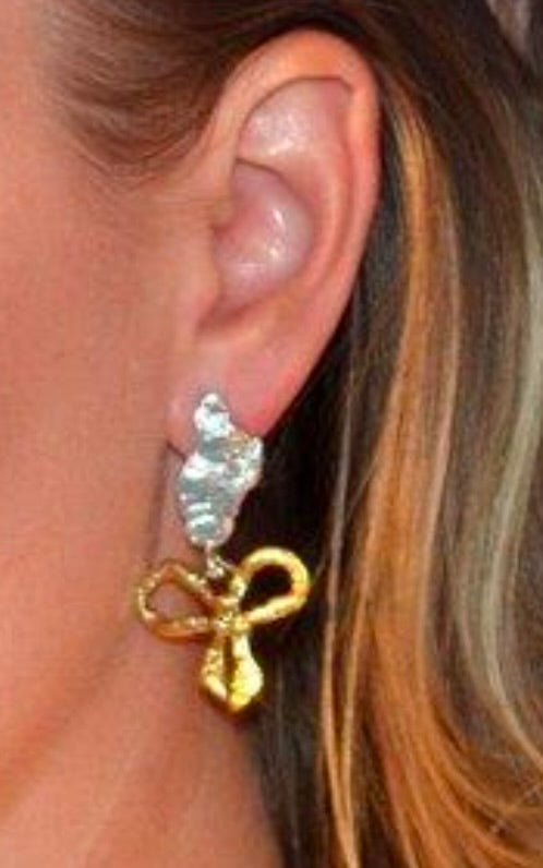 Lazo Earrings Golden