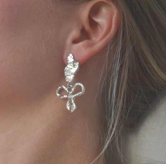 Lazo Earrings Silver
