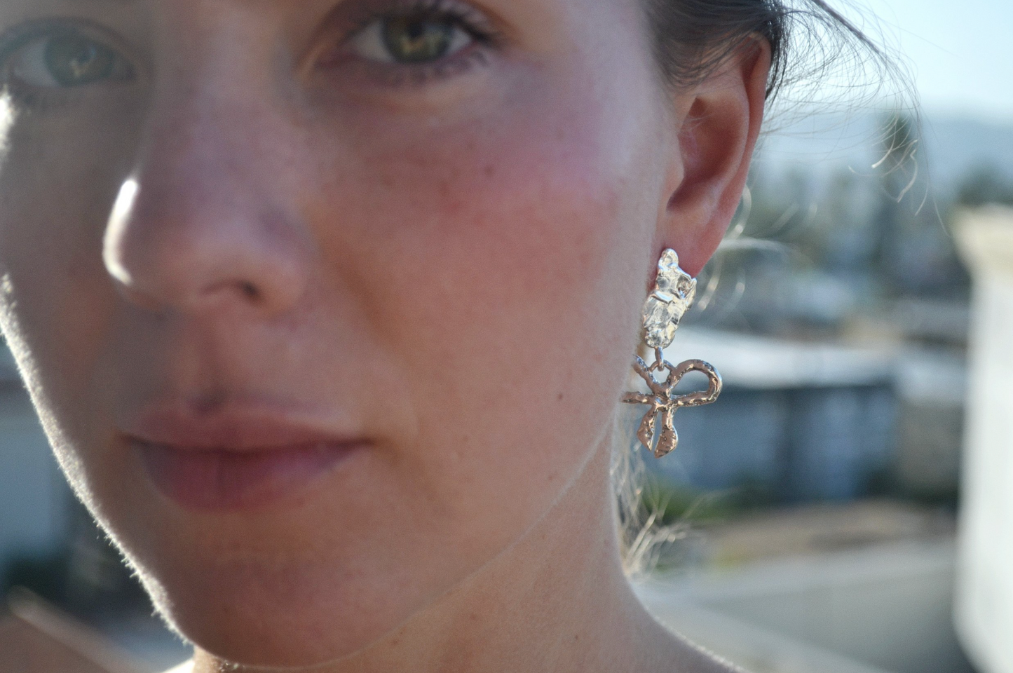 Lazo Earrings Silver